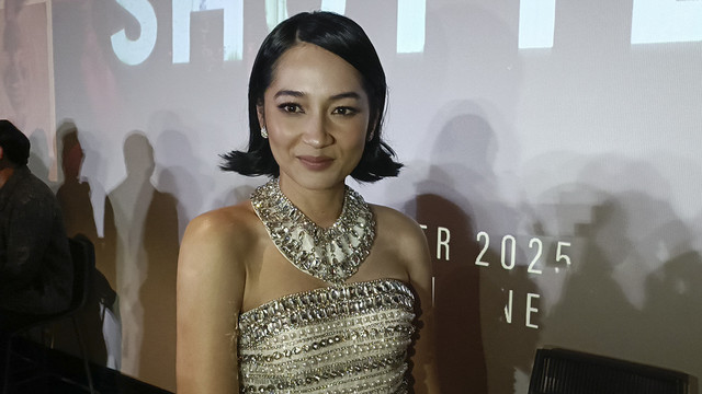 Niken Anjani dalam konferensi pers film Shutter di XXI Plaza Indonesia, Jakarta, Jumat (24/10/2025). Foto: Giovanni/kumparan