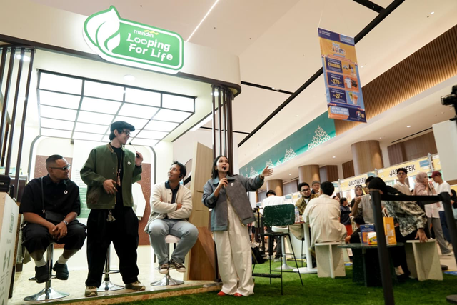 Bank Mandiri mendorong Pertumbuhan Ekonomi Nasional Melalui Program Looping for Life di Ajang Livin' Fest 2025. Foto: Dok. Bank Mandiri.