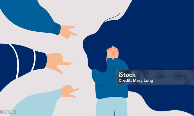 Ilustrasi Bulyying: Sumber ( https://www.istockphoto.com/id/vektor/anak-anak-terlibat-dalam-perilaku-bullying-terhadap-seorang-gadis-sekolah-gm1179507985-330063456?utm_source=pixabay&utm_medium=affiliate&utm_campaign=sponsored_illustration&utm_content=srp_topbanner-popular_media&utm_term=bully )