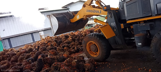 Ilustrasi : Tandan Buah Segar (TBS) Sawit Sumber : Foto Pribadi