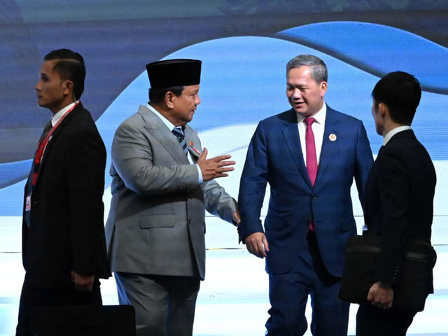 Presiden Republik Indonesia Prabowo Subianto menghadiri Konferensi Tingkat Tinggi (KTT) ke-28 ASEAN-Jepang yang digelar di Kuala Lumpur Convention Centre (KLCC), Malaysia, pada Minggu, (26/10/2025). Foto: Dok. Kris - Biro Pers Sekretariat Presiden