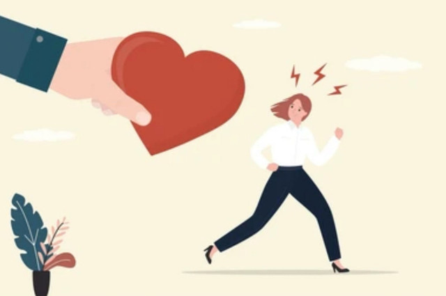 Ilustrasi avoidant attachment yang takut akan cinta. Foto: Shutterstock