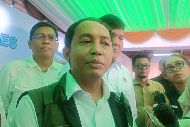 Menteri Kehutanan Raja Juli Antoni saat kunjungan kerja ke BKSDA Bali, Kota Denpasar, Senin (27/10/2025). Foto: Denita BR Matondang/kumparan