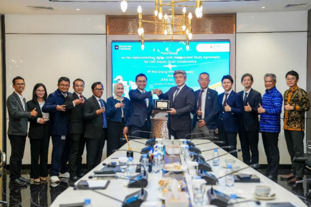 Workshop Implementasi Perjanjian Studi Pengembangan Bersama terkait Rantai Pasok LNG Supply Chain antara PT PLN Energi Primer Indonesia (EPI) dan JERA, Senin (20/10/2025). Foto: Dok. PLN EPI