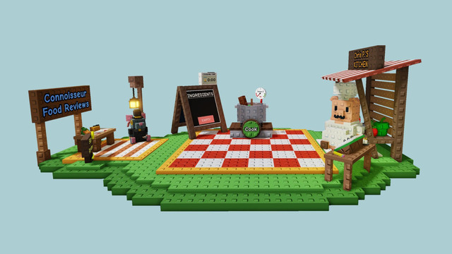 Ilustrasi event memasak di game Grow a Garden. Foto: Roblox