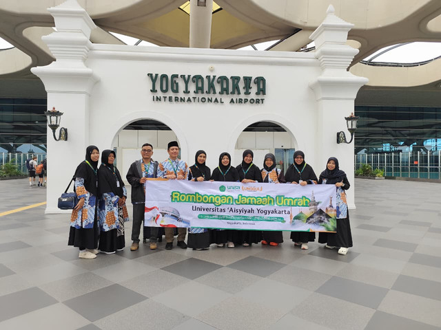 9 pegawai UNISA Yogyakarta berangkat ibadah umroh