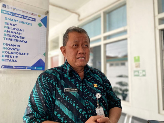 Kepala Dinas Kesehatan Kab. Sleman, Cahya Purnama. Foto: Pandangan Jogja/Resti Damayanti