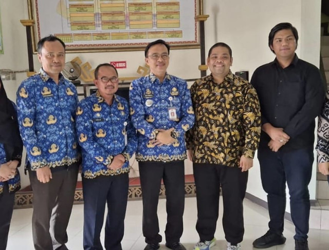 BRCC Indonesia (Belt and Road Chinese Center) saat audiensi bersama Dinas Tenaga Kerja (Disnaker) Provinsi Lampung | Foto : Dok. Ist