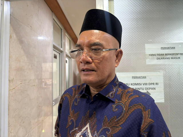 Ketua Komisi VIII DPR RI, Marwan Dasopang ditemui di gedung DPR RI, Senayan, Jakarta Pusat pada Rabu (29/10/2025). Foto: Abid Raihan/kumparan