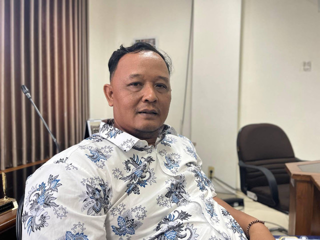 Ketua Askot PSSI Kota Yogyakarta, Susanto Dwi Antoro. Foto: Pandangan Jogja/Gigih Imanadi