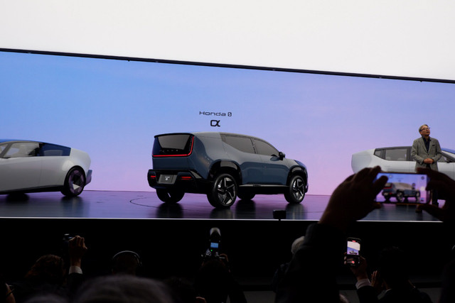 Lini mobil listrik konsep Honda Zero Alpha lakukan debut di Japan Mobility Show 2025. Foto: Aditya P. Niagara/kumparan