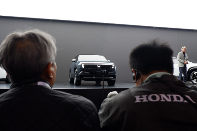 Lini mobil listrik konsep Honda Zero Alpha lakukan debut di Japan Mobility Show 2025. Foto: Aditya P. Niagara/kumparan