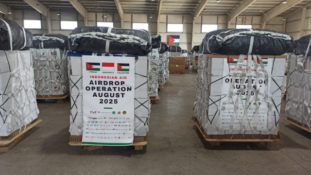 Bantuan Kemanusiaan dari Masyarakat Indonesia Melalui Berbagai Lembaga Sosial, Siap disalurkan melalui Air Drop ke Gaza (Sumber : DT Peduli)