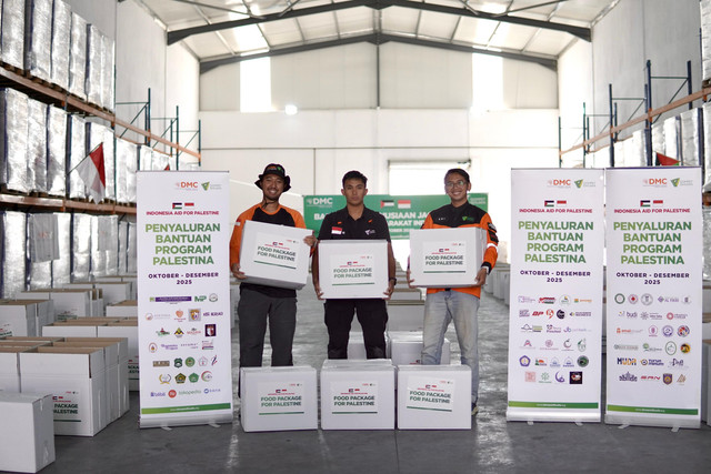 Dompet Dhuafa salurkan 3.840 paket bahan pangan ke Gaza. Foto: dok. Dompet Dhuafa