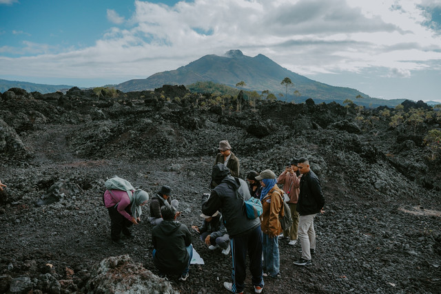 Photo kegiatan geotour di Batur UNESCO Global Geopark (Geotour Batur)