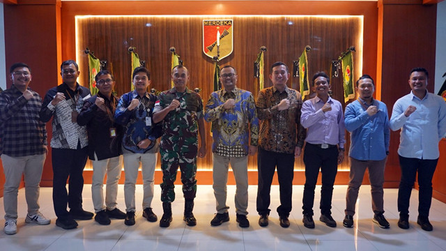 Pertemuan antara Pertamina Patra Niaga wilayah Sulawesi dan Pangdam XIII/Merdeka di Manado.