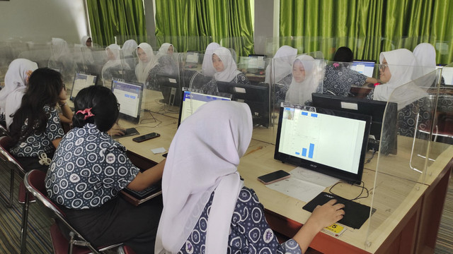 Antusiasme siswa ikuti gladi tes kemampuan akademik 2025. Foto: Dok. Kemendikdasmen