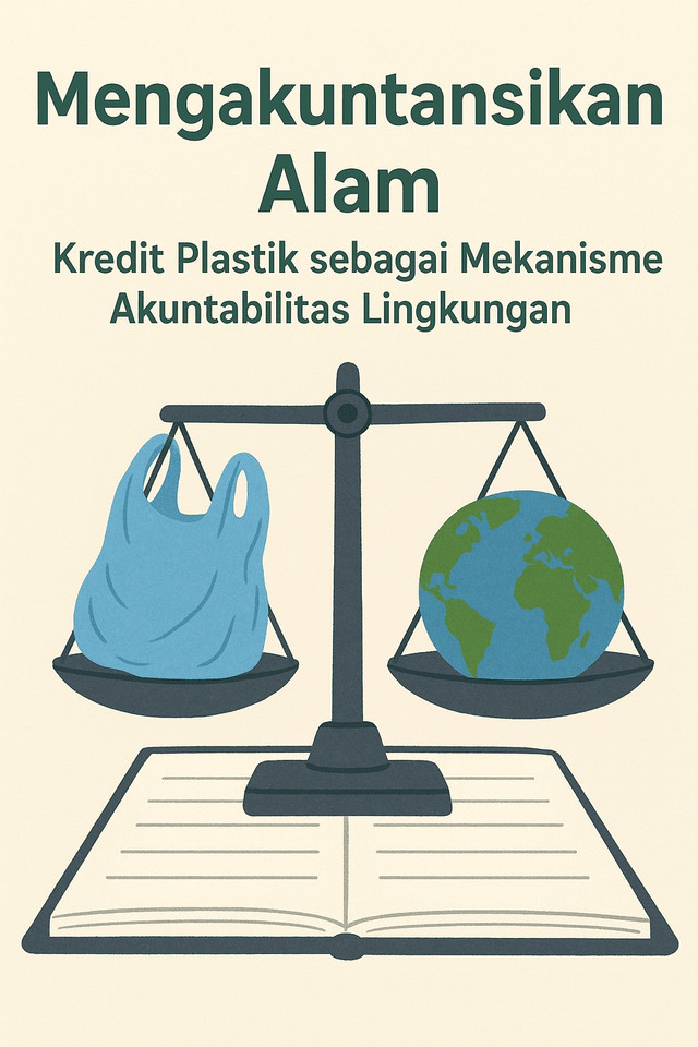 Ilustrasi Gambar Kredit Plastik  (dibuat menggunakan IA)