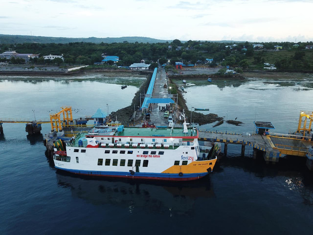 Ilustrasi kapal ASDP di Kupang. Foto: ASDP