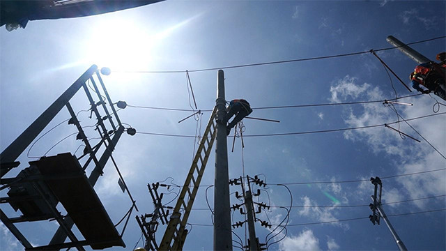 Ilustrasi jaringan listrik.