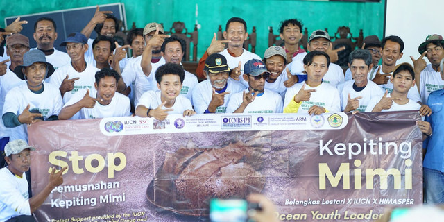 LRI i-MAR IPB Gandeng Mahasiswa & Nelayan Gelar Aksi Kampanye Belangkas Lestari