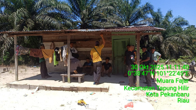 Lokasi gajah menyerang anak usia 8 tahun. dok BKSDA Riau