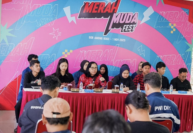 Konferensi pers Merah Muda Fest di Yogyakarta, Jumat (31/10). Foto: Dok. Istimewa