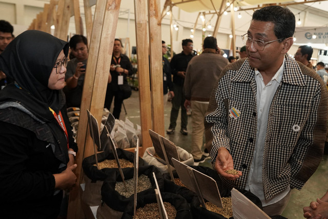 M. Wisnu Trihanggodo, SEVP Corporate Relations Bank Mandiri pada Pasarkopi Jacoweek 2025. Foto: Dok. Bank Mandiri
