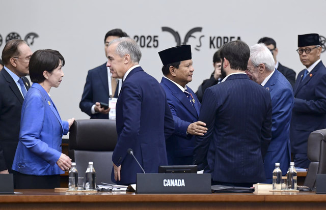 Presiden Prabowo Subianto menghadiri sesi kedua KTT APEC 2025, pada Sabtu (1/11/2025). Foto: Muchlis Jr/Biro Pers Sekretariat Presiden