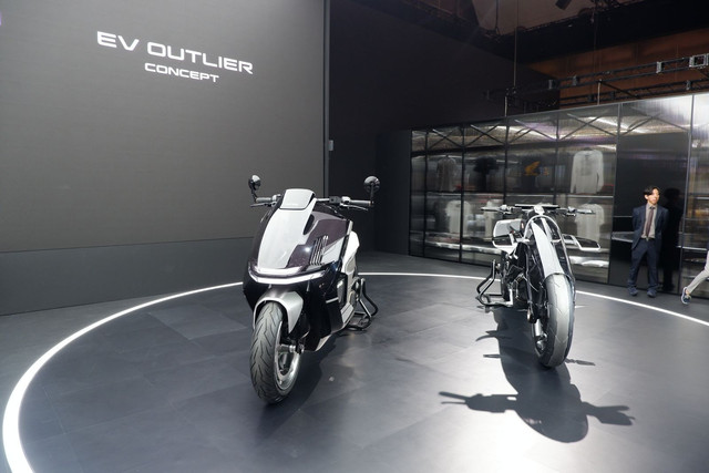 Motor konsep Honda EV Outlier Concept di Japan Mobility Show 2025. Foto: Aditya Pratama Niagara/kumparan