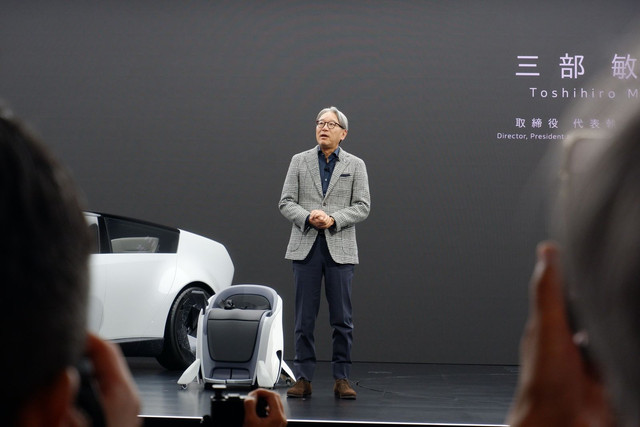 CEO Honda Toshihiro Mibe di Japan Mobility Show 2025. Foto: Aditya Pratama Niagara/kumparan