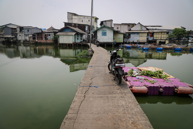 Suasana Kampung Apung, Kapuk Teko, Kalideres, Jakarta Barat. Foto: Iqbal Firdaus/kumparan