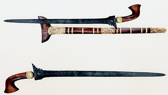 Ilustrasi Keris Bangkinang. Foto: Dokumen Pribadi.