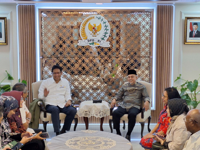 Rapat Kerja Komite IV DPD RI dengan Menkeu di Gedung DPD RI, Jakarta Pusat pada Senin (3/10/2025). Foto: Dok. Istimewa