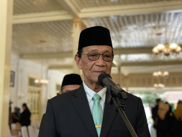 Gubernur DIY sekaligus Raja Kasultanan Yogyakarta Hadiningrat, Sri Sultan HB X. Foto: Pandangan Jogja/Resti Damayanti