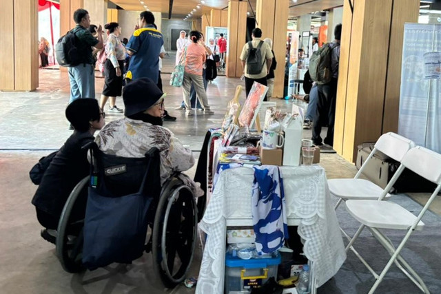 Suasana Job Fair & Upskilling Disabilitas di Taman Ismail Marzuki, Jakarta Pusat, Senin (3/11/2025). Foto: Amira Nada Fauziyyah/kumparan