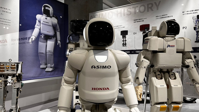 Robot humanoid Honda ASIMO di Honda Collection Hall, Jepang. Foto: Aditya Pratama Niagara/kumparan