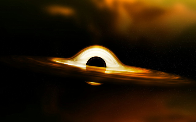 Ilustrasi black hole. Foto: Unsplash