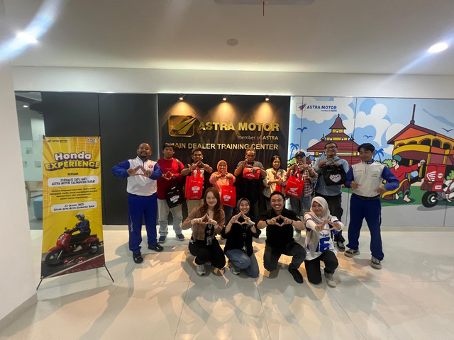 Astra Motor Kalbar gelar Honda Experience bersama rekan-rekan media. Foto: Dok. Astra Motor Kalbar
