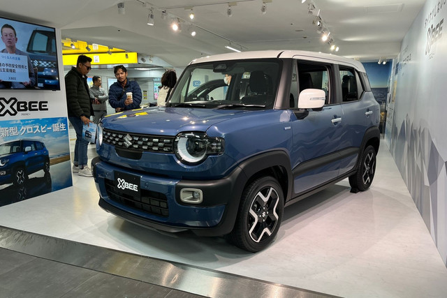 Suzuki XBee di Stasiun Hamamatsu, Shizuoka, Jepang, Kamis (30/10/2025). Foto: Syahrul Ghiffari/kumparan