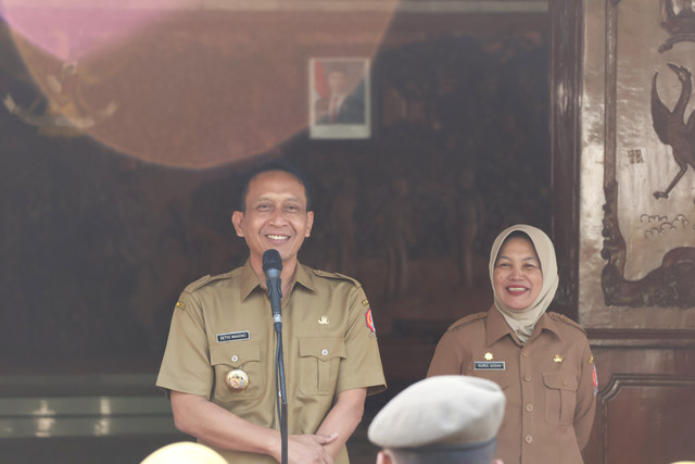 Bupati Bojonegoro Setyo Wahono dan Wakil Bupati Nurul Azizah. (Aset: Istimewa)