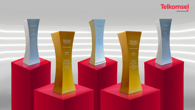 Telkomsel meraih lima penghargaan dalam ajang Marketing Excellence Awards (MEA) 2025 yang digelar oleh Marketing Interactive sebagai bentuk apresiasi dalam menghadirkan kampanye pemasaran & customer engagement yang inovatif, dan relevan dengan masyarakat digital saat ini. Foto: Telkomsel