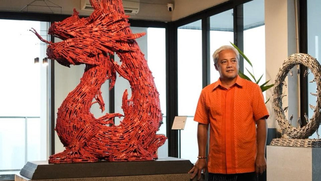 Redy Rahadian, pematung Asia Tenggara yang diperhitungkan di pasar seni global. Foto: Dok. Istimewa