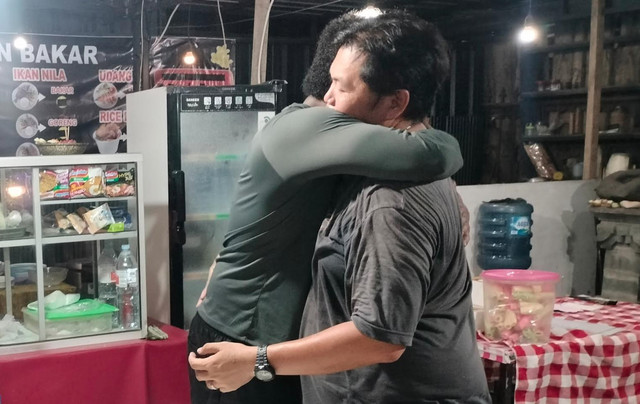 Saed dan Jack usai dimediasi oleh polisi. Dok: Polsek Denpasar Timur