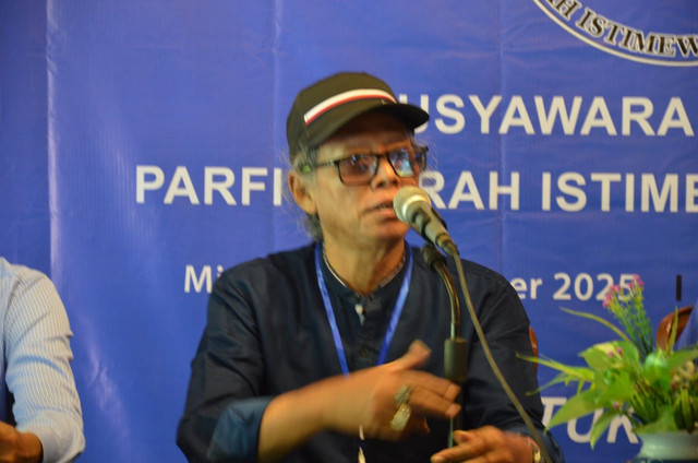 Ketua terpilih Persatuan Artis Film Indonesia (PARFI) DIY periode 2025–2030, Memet Chairul Slamet. Foto: Istimewa