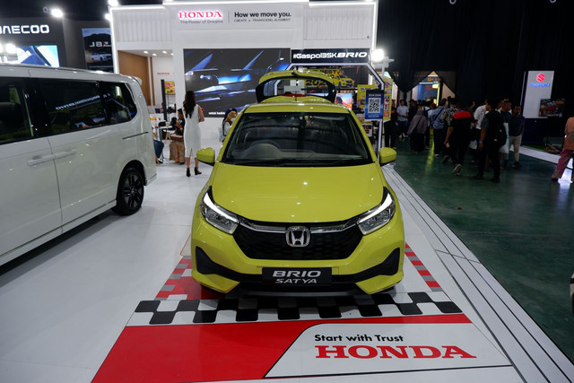 Honda di GIIAS Makassar 2025. Foto: Aditya Pratama Niagara/kumparan