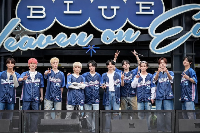 Boy group Treasure. Foto: Instagram/@dodgers