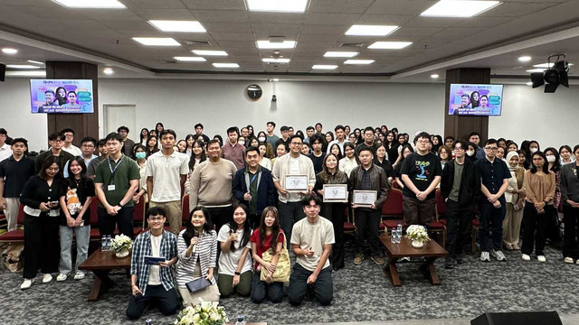 Seminar “Dare to Begin: Pathway of an Entrepreneur”, yang digelar pada 30 Oktober 2025 di Kampus UPH Lippo Village.