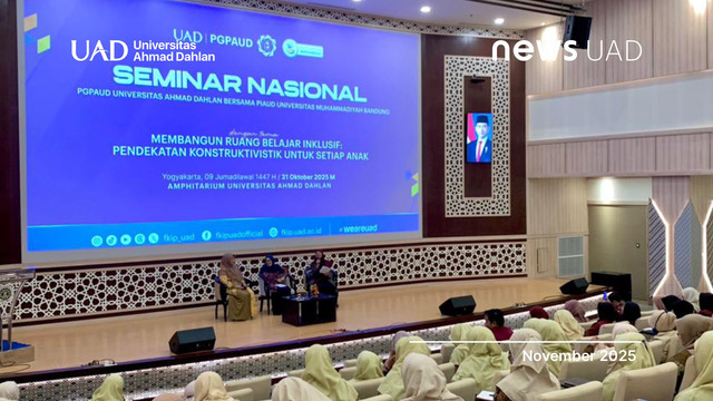 Seminar Nasional oleh PG PAUD Universitas Ahmad Dahlan (UAD) (Foto. PG PAUD UAD)