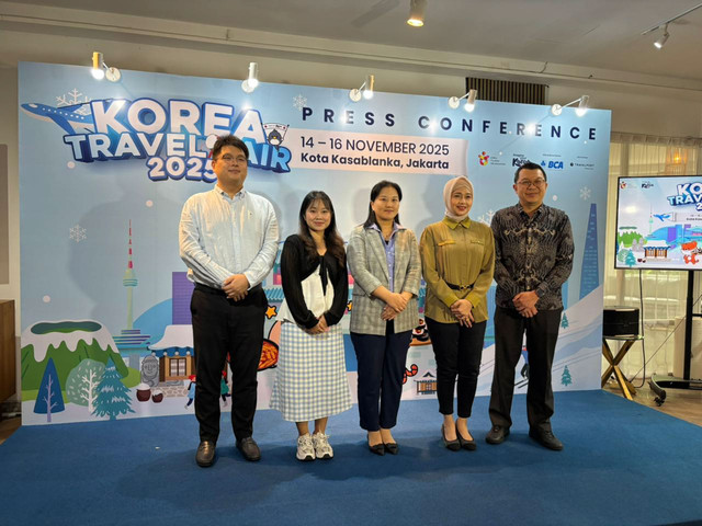 Konferensi pers Korea Travel Fair 2025. Foto: Andari Novianti/kumparan